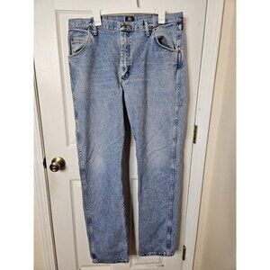 Wrangler 47MWZ Jeans Men's 38x36 Blue Regular Fit Denim Cowboy Work Western